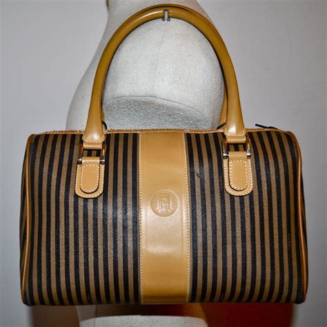 vintage fendi striped bag